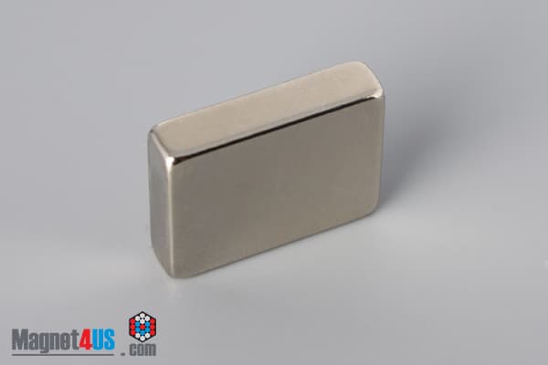 1" x 3/4" x 1/4" N45 Neodymium Block Magnet - photo 4