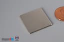 1" x 1" x 1/16" N40 Neodymium Block Magnet - photo 3