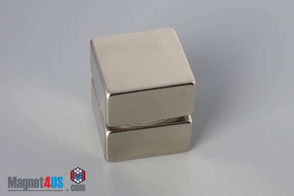 1" x 1" x 1/2" N52 Neodymium Block Magnet - photo 4