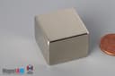 1" x 1" x 3/4" N45 Neodymium Block Magnet - photo 3