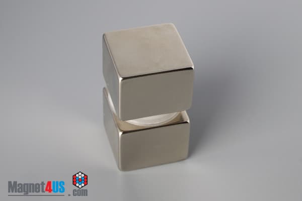1" x 1" x 3/4" N45 Neodymium Block Magnet - photo 4