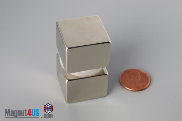 1" x 1" x 3/4" N45 Neodymium Block Magnet - photo 5