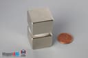 1" x 1" x 3/4" N45 Neodymium Block Magnet - photo 5