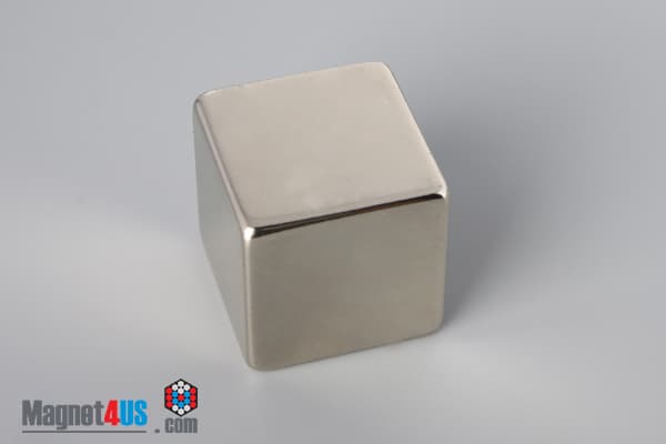 1" x 1" x 1" N45 Neodymium Block Magnet - photo 2
