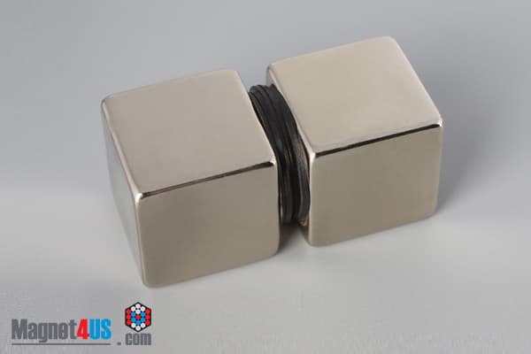 1" x 1" x 1" N45 Neodymium Block Magnet - photo 4