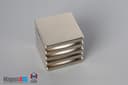 1" x 1" x 1/8" N52 Neodymium Block Magnet - photo 4