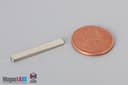 1" x 1/8" x 1/16" N40 Neodymium Block Magnet - photo 1