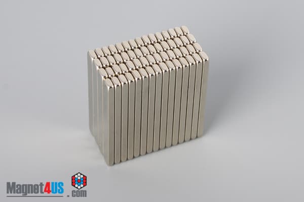 1" x 1/8" x 1/16" N40 Neodymium Block Magnet - photo 4