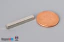 1" x 1/8" x 1/8" N52 Neodymium Block Magnet - photo 1