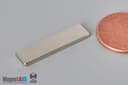 1" x 1/4" x 1/16" N40 Neodymium Block Magnet - photo 3