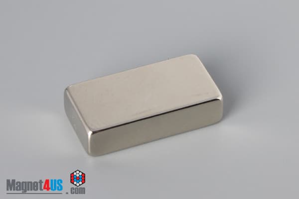 1" x 1/4" x 1/2" N45 Neodymium Block Magnet - photo 2