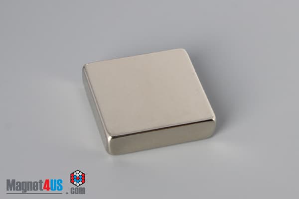 1" x 1/4" x 1" N45 Neodymium Block Magnet - photo 2