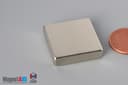 1" x 1/4" x 1" N45 Neodymium Block Magnet - photo 3