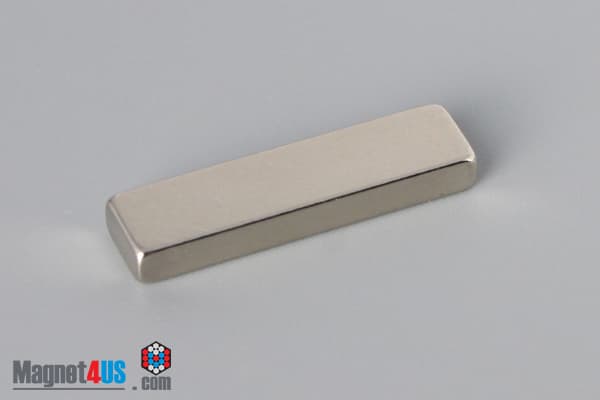 1" x 1/4" x 1/8" N40 Neodymium Block Magnet - photo 2