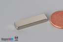 1" x 1/4" x 1/8" N40 Neodymium Block Magnet - photo 3
