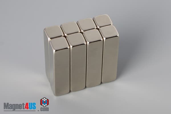 1" x 1/4" x 1/4" N40 Neodymium Block Magnet - photo 4