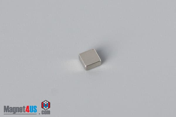 1/8" x 1/8" x 1/16" N40 Neodymium Block Magnet - photo 2