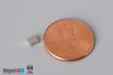 1/8" x 1/8" x 1/16" N40 Neodymium Block Magnet - photo 1