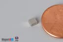 1/8" x 1/8" x 1/16" N40 Neodymium Block Magnet - photo 3
