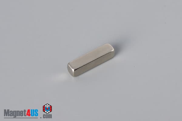 1/8" x 1/8" x 1/2" N45 Neodymium Block Magnet - photo 2