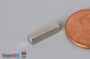 1/8" x 1/8" x 1/2" N45 Neodymium Block Magnet - photo 3