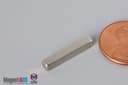 1/8" x 1/8" x 3/4" N45 Neodymium Block Magnet - photo 3