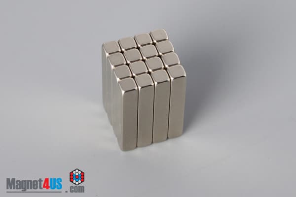 1/8" x 1/8" x 3/4" N45 Neodymium Block Magnet - photo 4