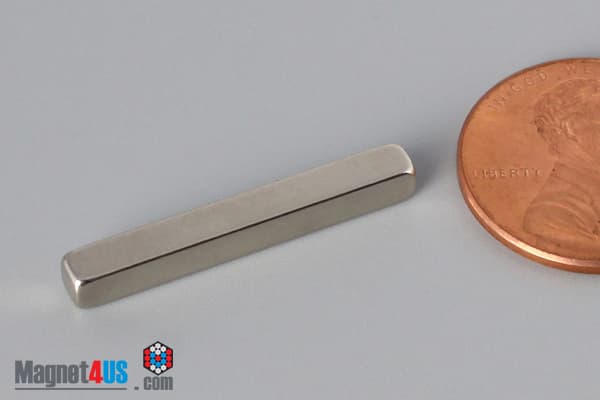 1/8" x 1/8" x 1" N45 Neodymium Block Magnet - photo 3
