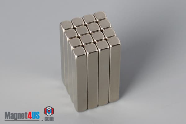 1/8" x 1/8" x 1" N45 Neodymium Block Magnet - photo 4