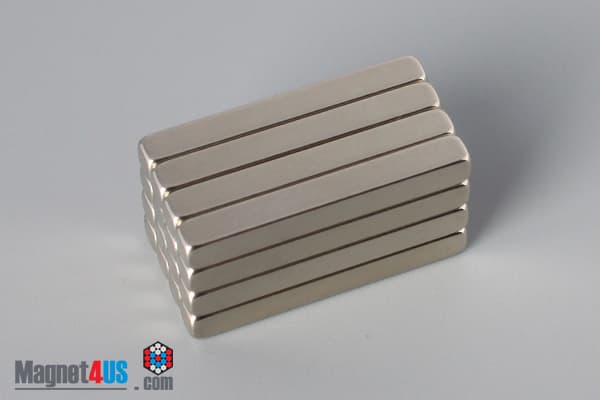 1/8" x 1/8" x 1" N45 Neodymium Block Magnet - photo 5