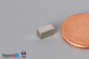 1/8" x 1/8" x 1/4" N52 Neodymium Block Magnet - photo 3