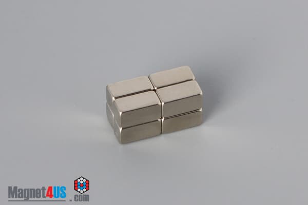 1/8" x 1/8" x 1/4" N52 Neodymium Block Magnet - photo 4
