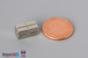 1/8" x 1/8" x 1/4" N52 Neodymium Block Magnet - photo 5