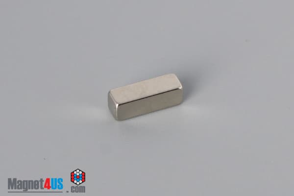 1/8" x 1/8" x 3/8" N52 Neodymium Block Magnet - photo 2
