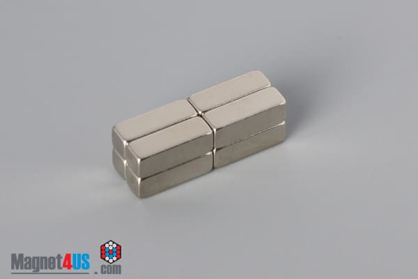 1/8" x 1/8" x 3/8" N52 Neodymium Block Magnet - photo 4