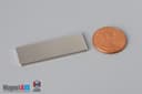 1 1/2" x 1/2" x 1/16" N40 Neodymium Block Magnet - photo 1