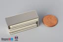 1 1/2" x 1/2" x 1/16" N40 Neodymium Block Magnet - photo 5
