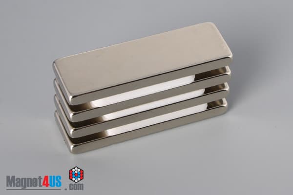1 1/2" x 1/2" x 1/8" N52 Neodymium Block Magnet - photo 4