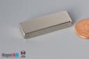1 1/2" x 1/2" x 1/4" N45 Neodymium Block Magnet - photo 3