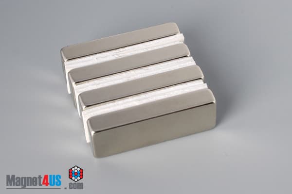 1 1/2" x 1/2" x 1/4" N45 Neodymium Block Magnet - photo 4