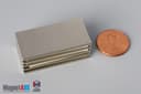 1 1/2" x 3/4" x 1/16" N45 Neodymium Block Magnet - photo 5
