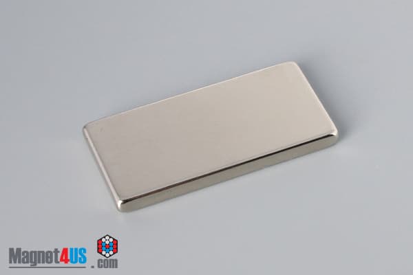 1 1/2" x 3/4" x 1/8" N45 Neodymium Block Magnet - photo 2