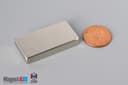 1 1/2" x 3/4" x 1/4" N52 Neodymium Block Magnet - photo 1