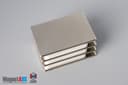 1 1/2" x 1" x 1/16" N45 Neodymium Block Magnet - photo 4