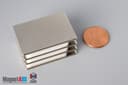 1 1/2" x 1" x 1/16" N45 Neodymium Block Magnet - photo 5