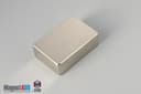 1 1/2" x 1" x 1/2" N45 Neodymium Block Magnet - photo 2