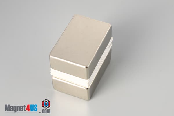 1 1/2" x 1" x 1/2" N45 Neodymium Block Magnet - photo 4