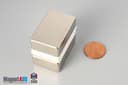 1 1/2" x 1" x 1/2" N45 Neodymium Block Magnet - photo 5