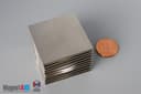 1 1/2" x 1 1/2" x 1/16" N45 Neodymium Block Magnet - photo 5