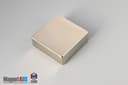 1 1/2" x 1 1/2" x 1/2" N40 Neodymium Block Magnet - photo 2